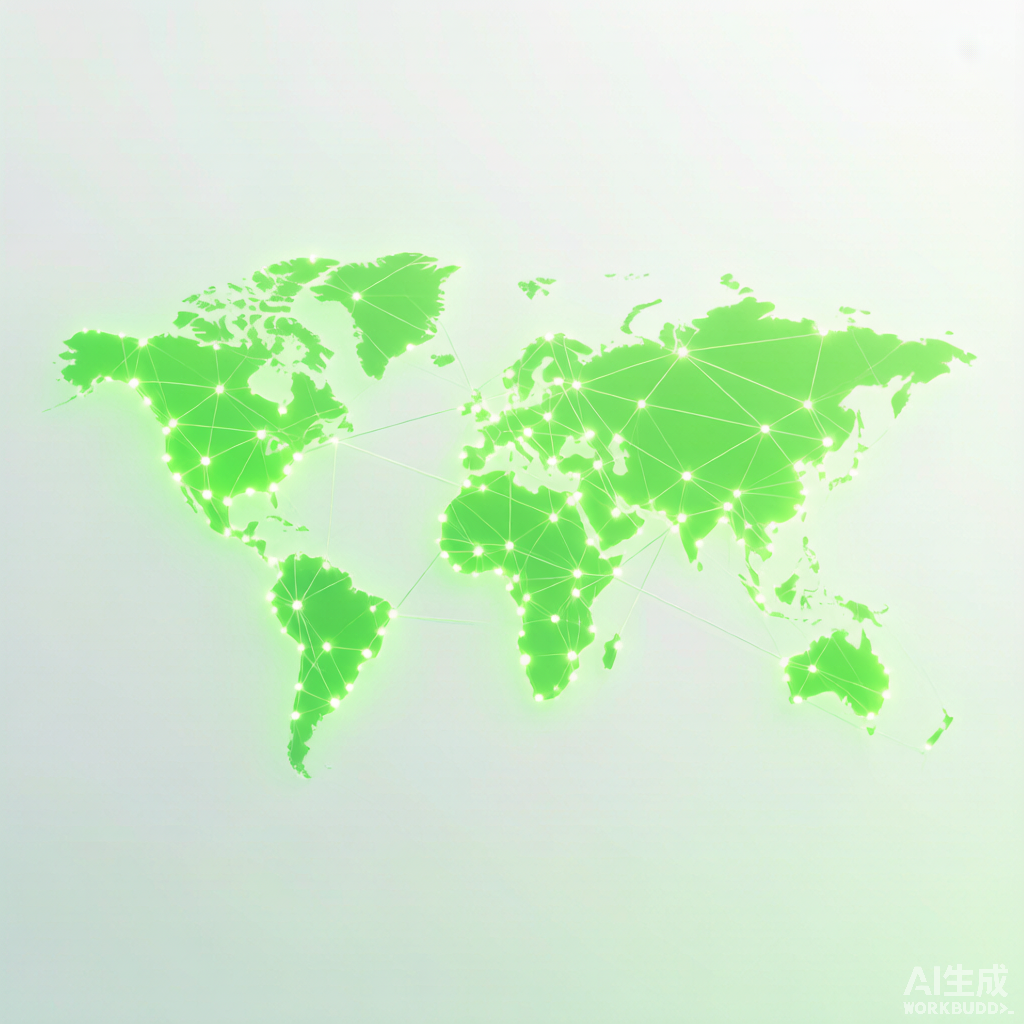 Stylised world map representing Healthy & Energy Hub's global sourcing network